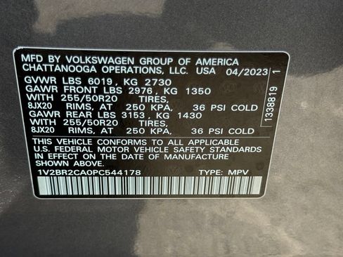 Used 2023 Volkswagen Atlas SEL AWD/4WD image 31