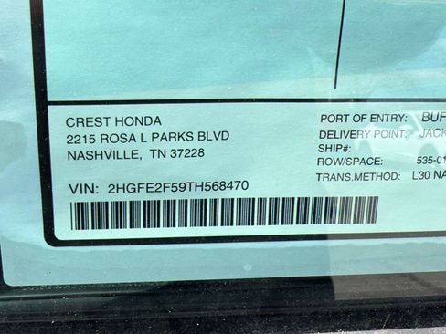 New 2026 Honda Civic Sport image 18