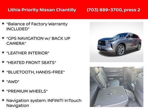 Used 2023 INFINITI QX60 Luxe w/ Cargo Package AWD/4WD image 6