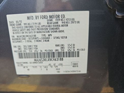 Used 2022 Ford EcoSport Titanium AWD/4WD image 19