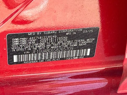 Used 2025 Subaru Impreza 2.0i AWD/4WD image 29