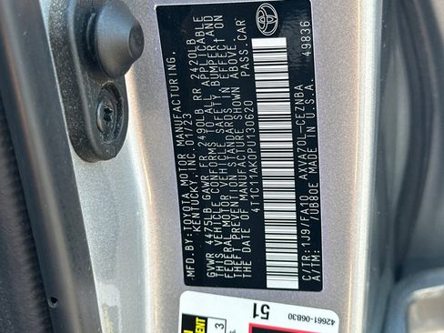 Certified 2023 Toyota Camry LE FWD image 27
