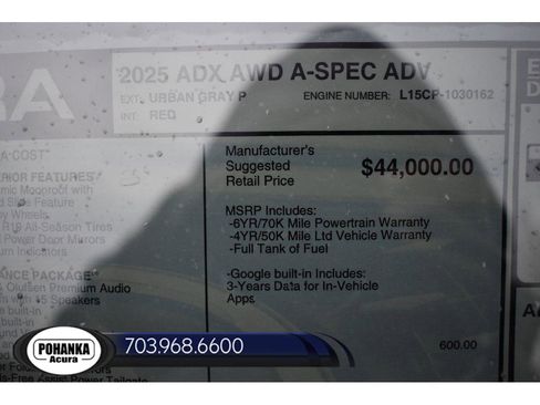 New 2025 Acura ADX A-Spec image 37