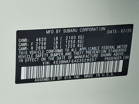 Certified 2025 Subaru Legacy Premium image 27