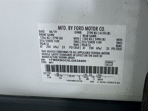 Used 2020 Ford Explorer ST w/ Premium Technology Package image 34