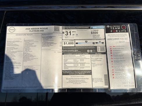 New 2026 Nissan Rogue Platinum w/ Platinum Premium Package image 12