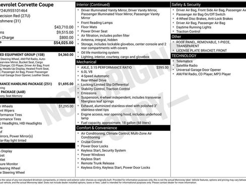 Used 2005 Chevrolet Corvette Coupe w/ Preferred Equipment Group RWD image 24