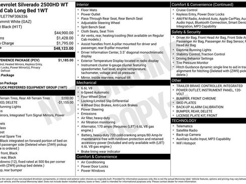 Used 2022 Chevrolet Silverado 2500 W/T w/ WT Convenience Package AWD/4WD image 9