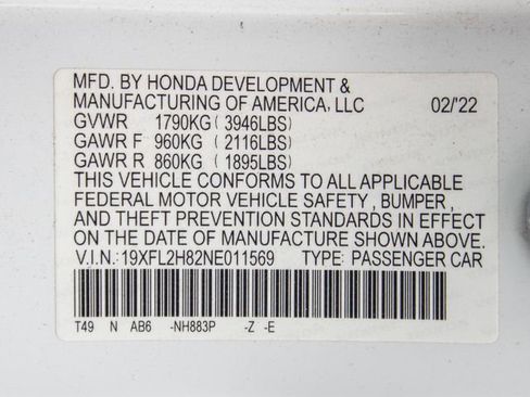 Used 2022 Honda Civic Sport image 29