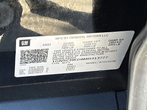 Certified 2021 Chevrolet Tahoe RST w/ Luxury Package image 30