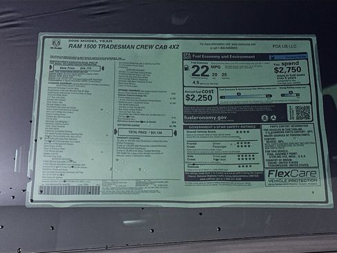 New 2026 RAM 1500 Tradesman RWD image 20