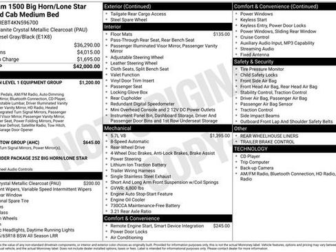 Used 2019 RAM 1500 Big Horn RWD image 7