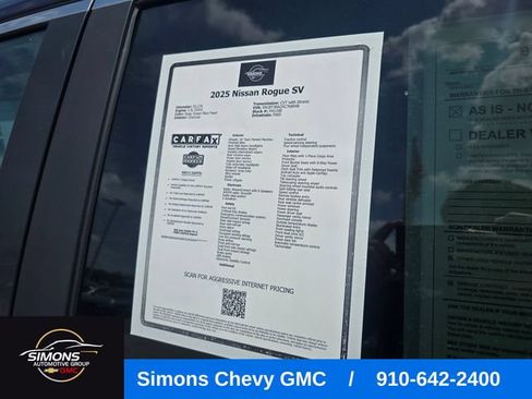 Used 2025 Nissan Rogue SV FWD image 49