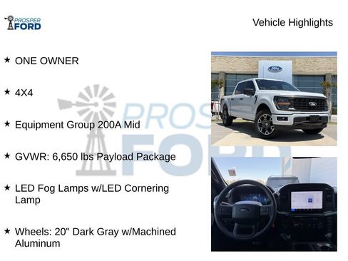 Used 2025 Ford F150 STX w/ Equipment Group 200A AWD/4WD image 5