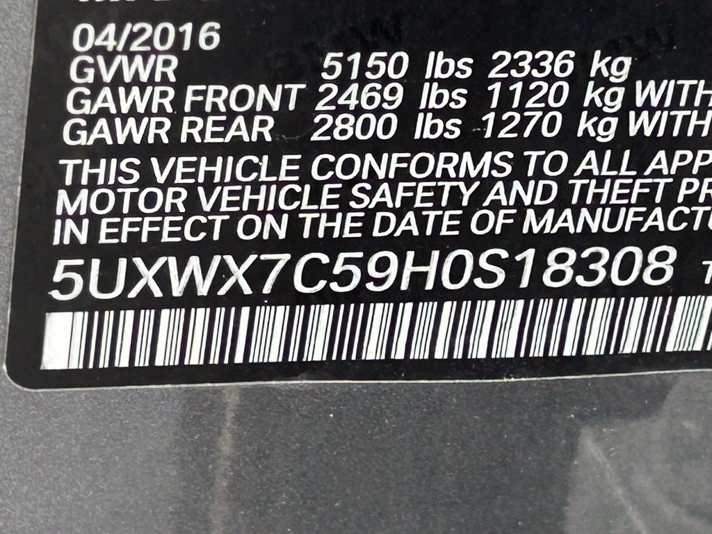 Used 2017 BMW X3 xDrive35i AWD/4WD image 50