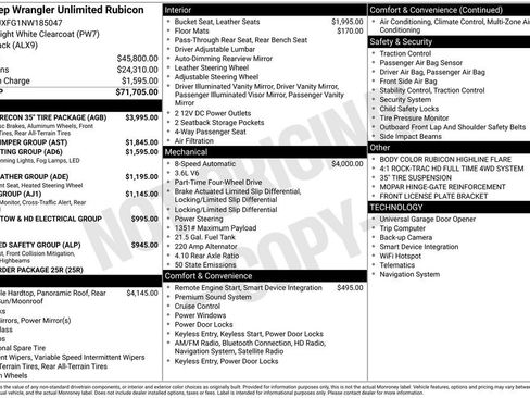 Used 2022 Jeep Wrangler Unlimited Rubicon w/ Xtreme Recon 35" Tire Package image 5