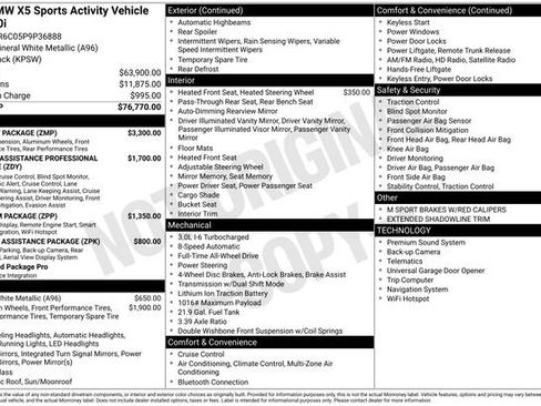 Used 2023 BMW X5 xDrive40i w/ M Sport Package image 25