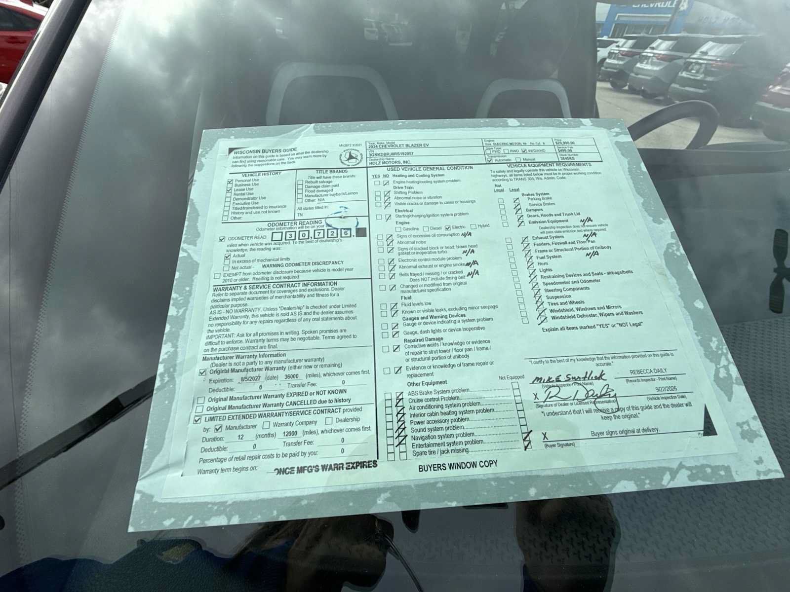 Certified 2024 Chevrolet Blazer EV LT AWD/4WD image 29