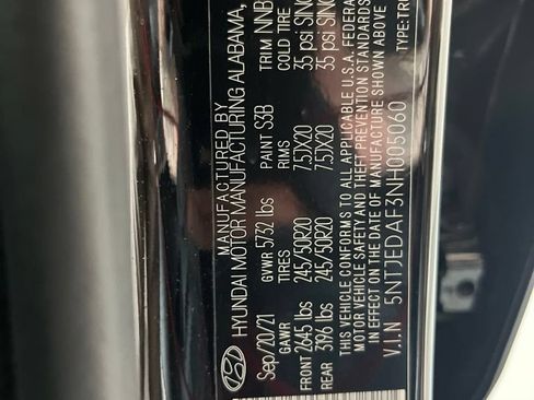 Used 2022 Hyundai Santa Cruz Limited w/ Cargo Package AWD/4WD image 78