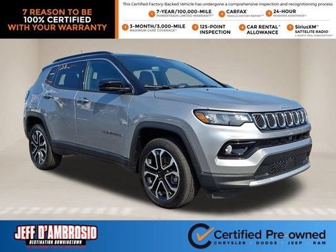 Certified 2023 Jeep Compass Limited AWD/4WD image 1