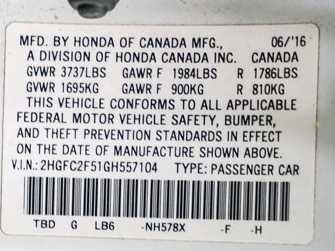 Used 2016 Honda Civic LX image 23