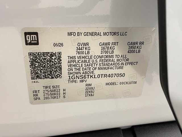 New 2026 Chevrolet Tahoe High Country w/ Sun And Tow Package AWD/4WD image 26