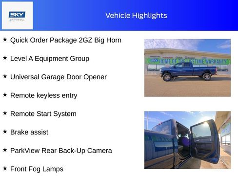 Used 2022 RAM 2500 Big Horn w/ Level A Equipment Group image 10