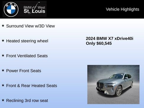 Used 2024 BMW X7 xDrive40i AWD/4WD image 32