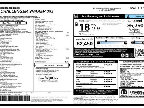 Used 2022 Dodge Challenger R/T Scat Pack w/ Shaker Package RWD image 4