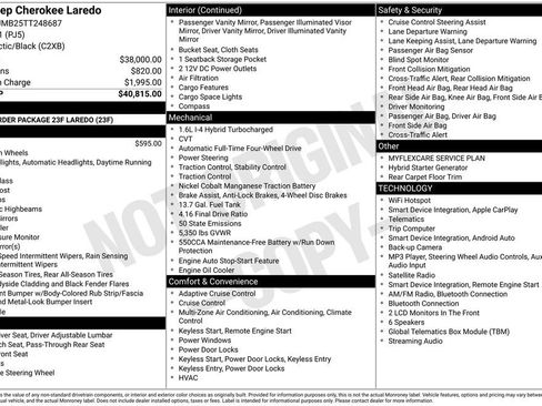 New 2026 Jeep Cherokee Laredo AWD/4WD image 7