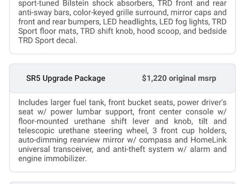 Used 2018 Toyota Tundra SR5 w/ TRD Sport Package image 45