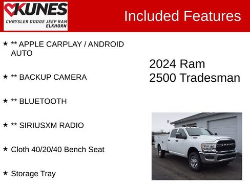 Used 2024 RAM 2500 Tradesman w/ Chrome Appearance Group AWD/4WD image 2