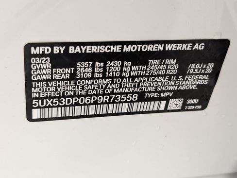 Certified 2023 BMW X3 xDrive30i w/ M Sport Package image 22