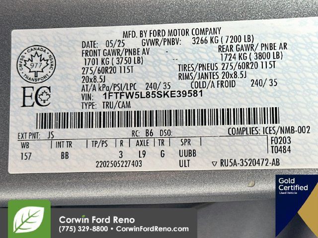 Used 2025 Ford F150 Lariat AWD/4WD image 36
