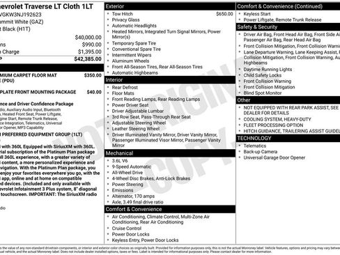 Used 2022 Chevrolet Traverse LT AWD/4WD image 7
