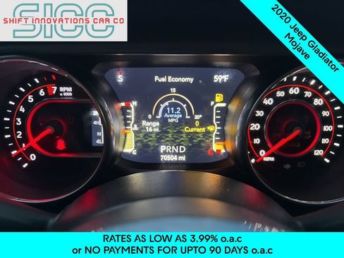 Used 2020 Jeep Gladiator Mojave AWD/4WD image 12