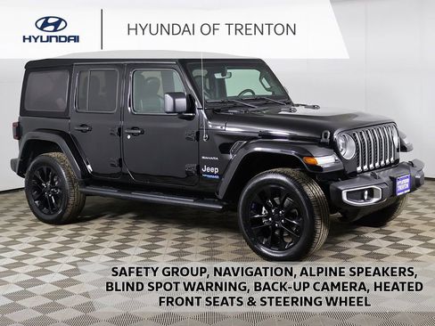 Used 2021 Jeep Wrangler Unlimited Sahara w/ Cold Weather Group AWD/4WD image 1