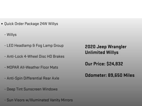 Used 2020 Jeep Wrangler Unlimited Sport AWD/4WD image 6