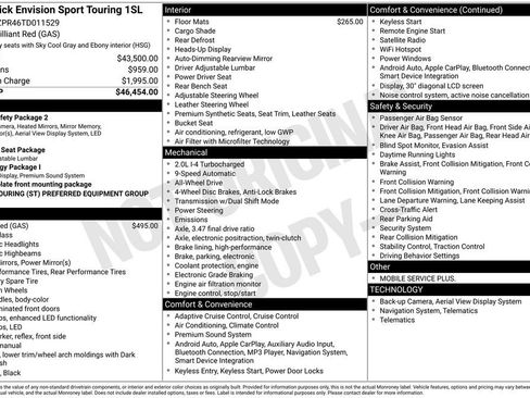 New 2026 Buick Envision Sport Touring image 9