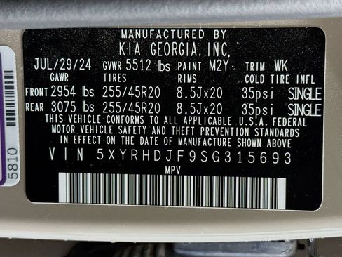 Used 2025 Kia Sorento X-Line EX AWD/4WD image 33