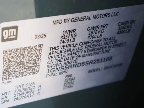 Used 2025 Chevrolet Tahoe RST w/ Comfort Package image 40