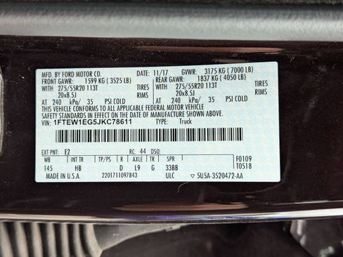 Used 2018 Ford F150 Lariat w/ Equipment Group 502A Luxury image 33