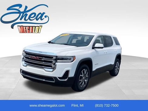 Certified 2023 GMC Acadia SLE w/ LPO, Floor Liner Package FWD image 1