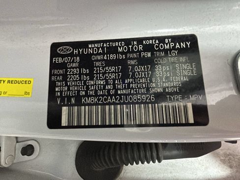 Used 2018 Hyundai Kona SEL AWD/4WD image 11