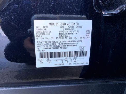 Used 2022 Ford Explorer XLT w/ Class IV Trailer Tow Package image 33