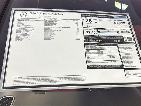 New 2026 Mercedes-Benz GLC 300 4MATIC image 18