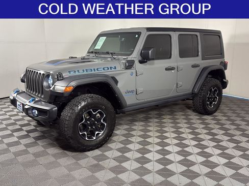 Used 2023 Jeep Wrangler Unlimited Rubicon 4xe w/ Cold Weather Group image 1