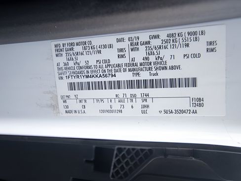 Used 2019 Ford Transit 250 130 Low Roof w/ Exterior Upgrade Package image 20