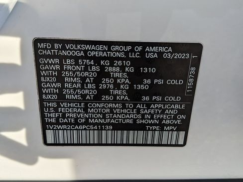 Certified 2023 Volkswagen Atlas SE image 36