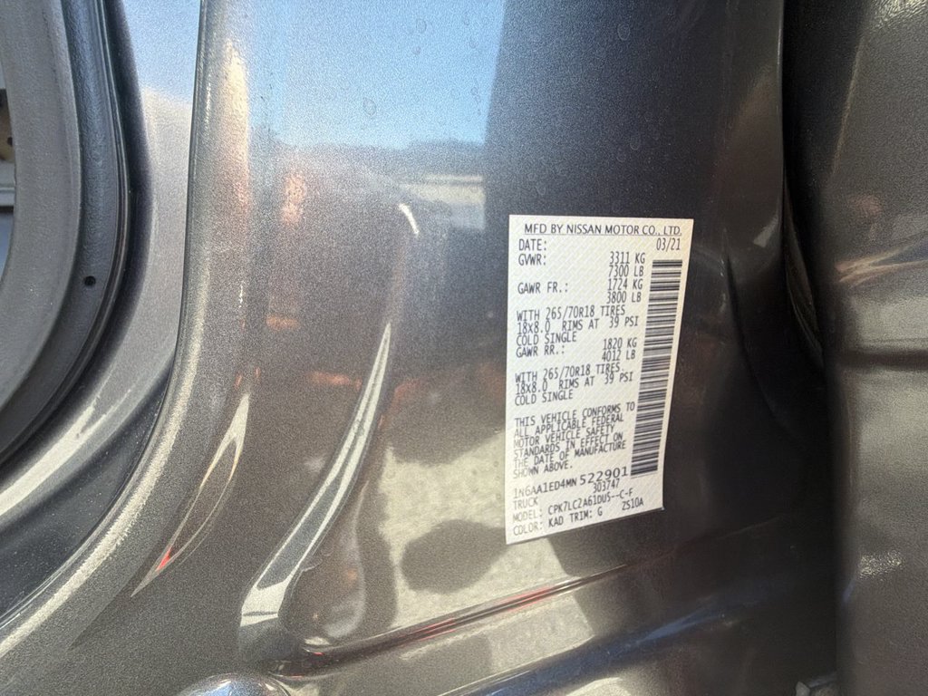 Used 2021 Nissan Titan SV w/ SV Convenience Package AWD/4WD image 33